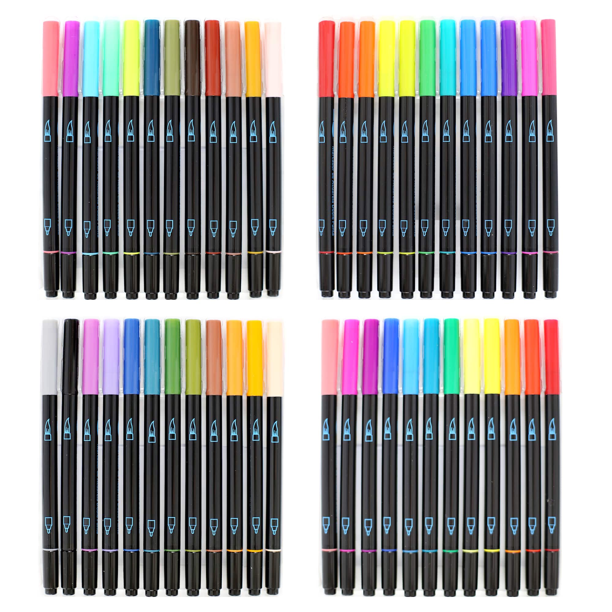 Watercolor 48 Piece Dual-Tip Markers by Artist's Loft™